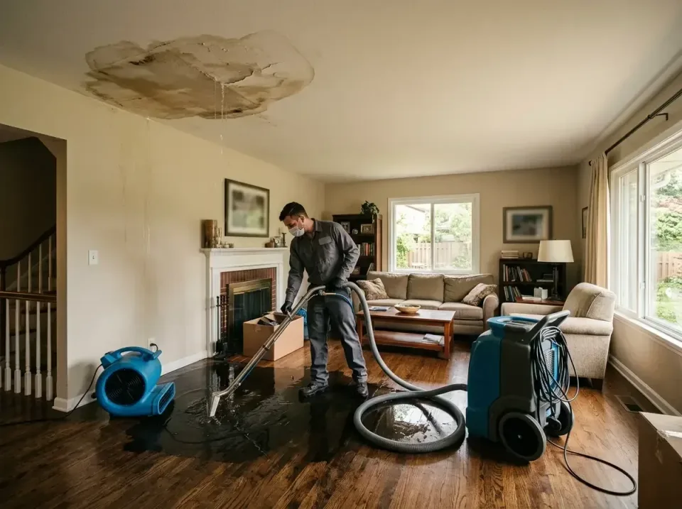 attic-pipe-burst-ceiling-drip-008 — frequently asked questions, Water Damage Restoration & Carpet Care in Greenfield, MN